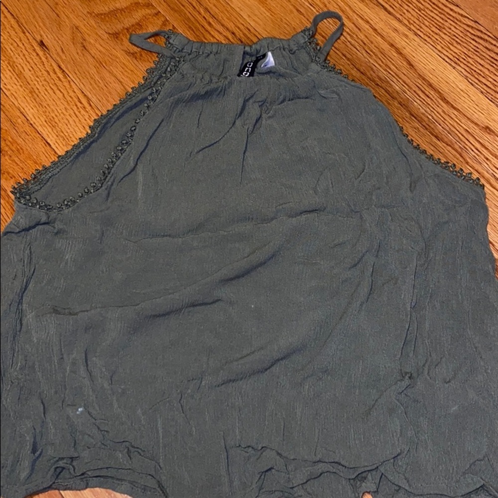 Army Green tank top